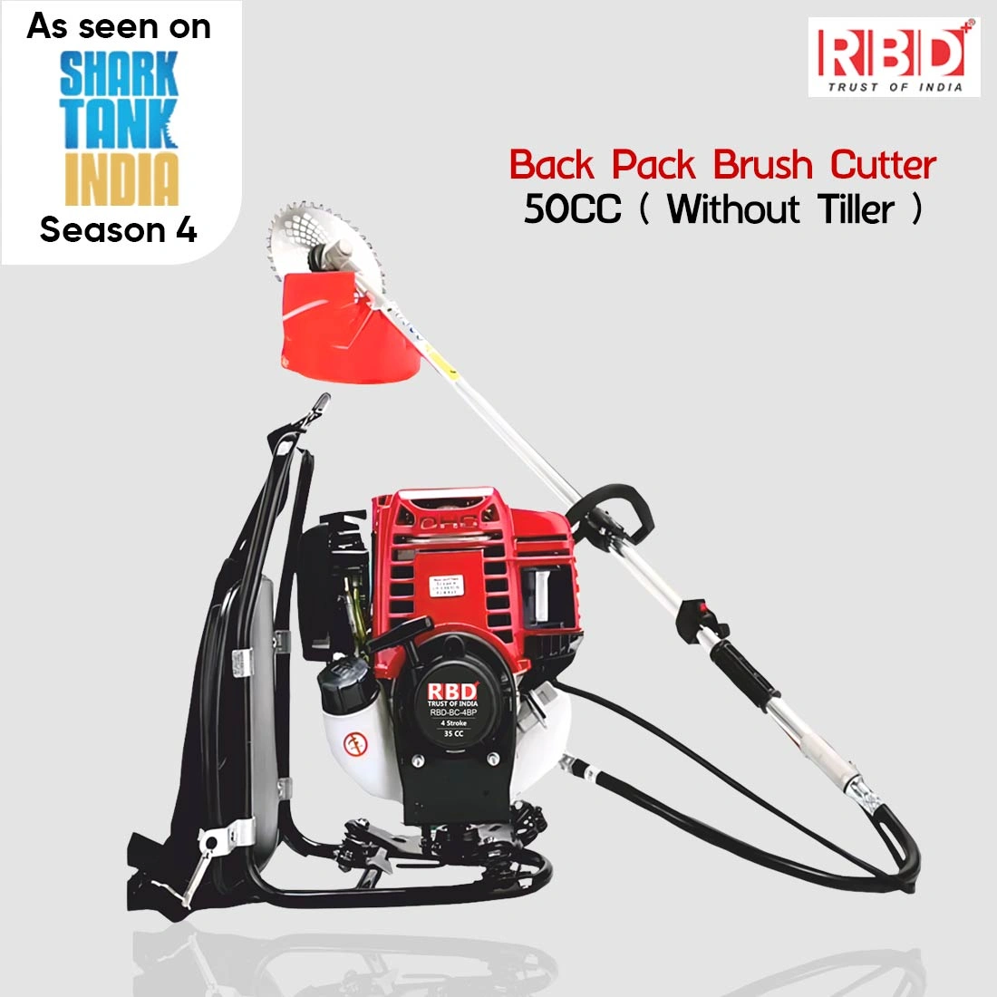 RBD 50cc Backpack Brush Cutter Without Tiller RBD 50cc Backpack Brush Cutter Without Tiller