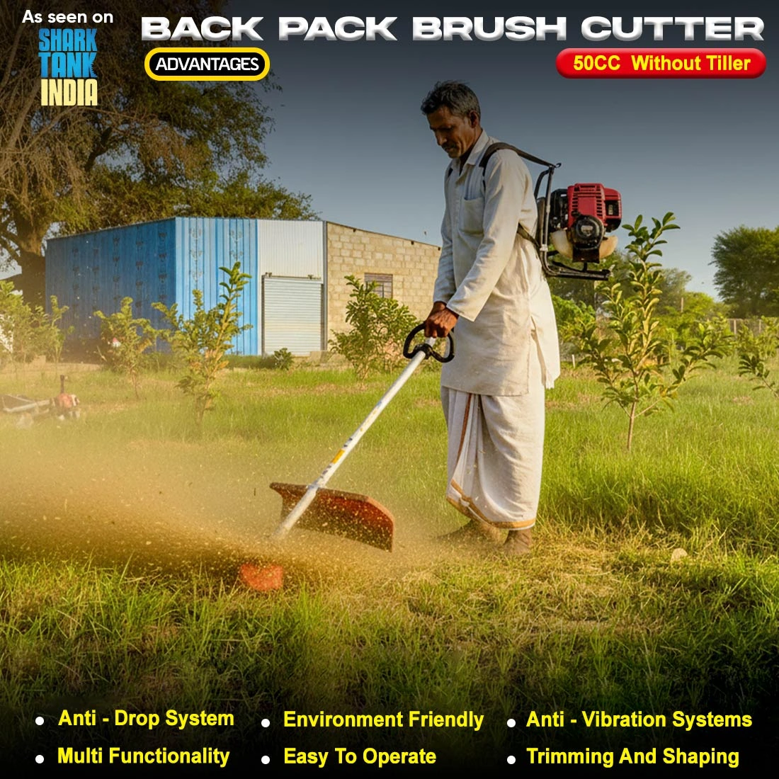 RBD 50cc Backpack Brush Cutter Without Tiller RBD 50cc Backpack Brush Cutter Without Tiller