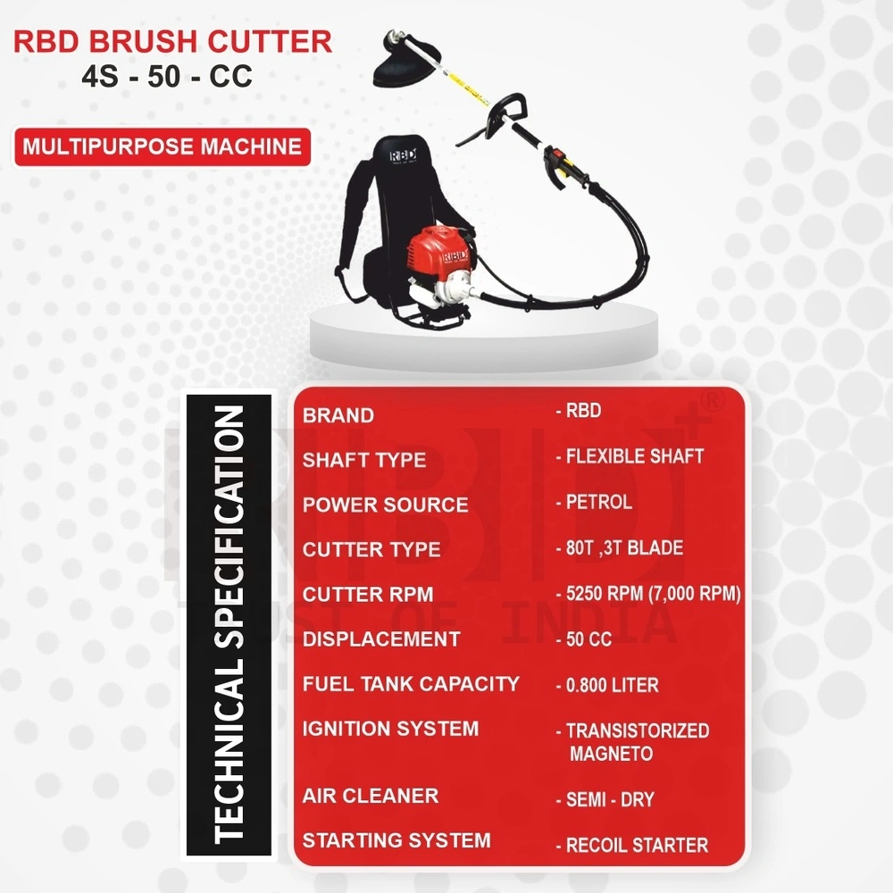 RBD 50cc Backpack Brush Cutter RBD 50cc Backpack Brush Cutter
